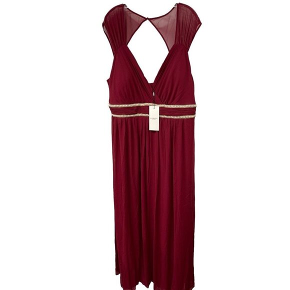 NEW EverPretty Sleeveless Floor Length V Neck Bridesmaid Prom dress Plus… - Picture 4 of 9